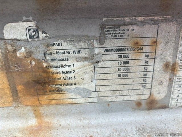 Tieflader Anhänger MÜLLER-MITTELTAL T3 Kompakt 30,0