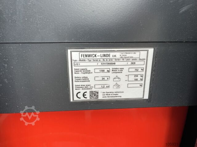 Empilhador de pedestres Linde L12L