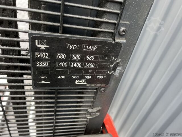 Empilhador de pé Linde L14AP
