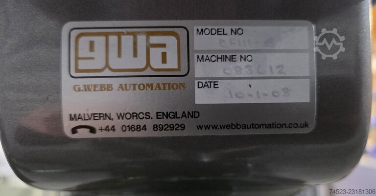 Webb Automation GWA Easifill Powder Filler