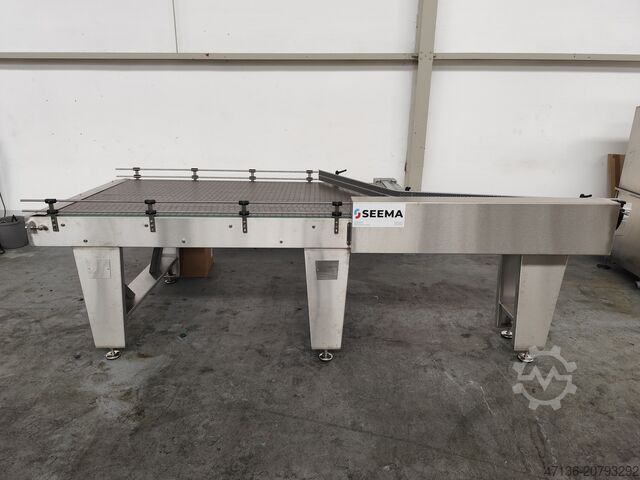 ناقل شريطي لإزالة الطبليات مع 15 سلسلة  