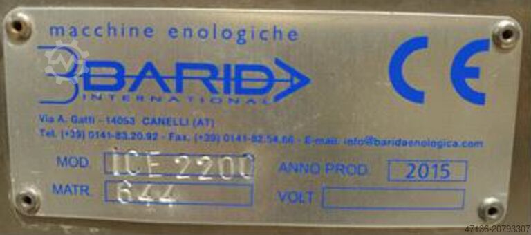 Zamrażarka do szyjek butelek szampana Barida ICE 2500