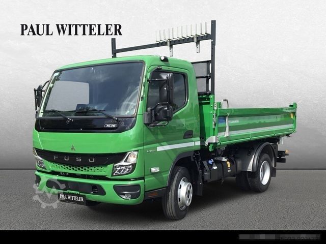 Tre-vejs tippevogn MITSUBISHI Canter 7C18 Meiller-Trigenius-Dreiseitenkipper