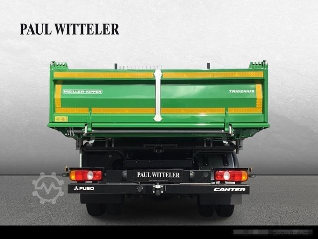 Tre-vejs tippevogn MITSUBISHI Canter 7C18 Meiller-Trigenius-Dreiseitenkipper