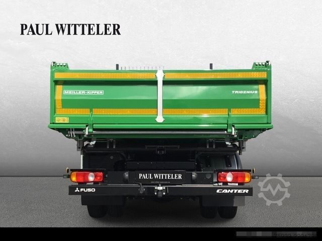 Üç yönlü damperli kamyonet FUSO Canter 7C18 Meiller-Trigenius-Dreiseitenkipper
