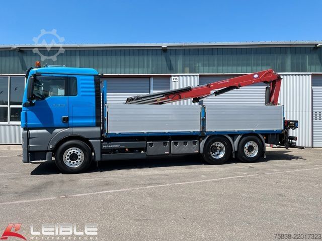 Grúa montada en camión MAN TGX 26.480*HMF-Kran*Lift-Lenkachse*Vollluft*