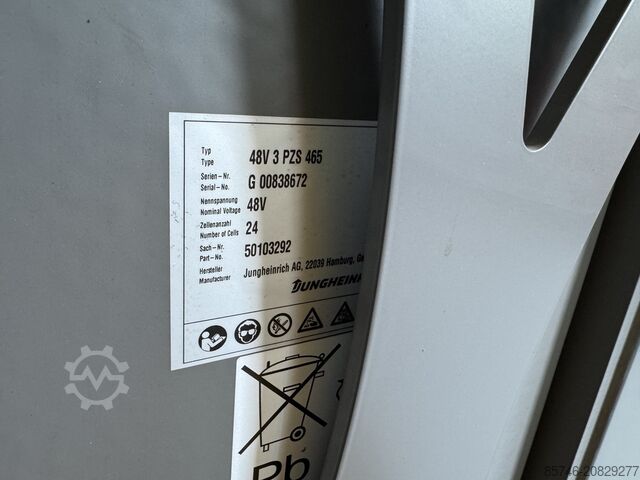 EKS 210 - Guia de fios!! PSA!! Direção DUPLA!! Triplex FFL JUNGHEINRICH EKS 210 - Wire Guidance !! PSA !! DOUBLE steering !! Triplex FFL