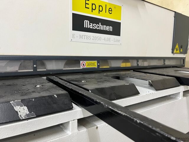 Hydraulické gilotínové nožnice EPPLE E-MTBS 2.050-4,0 E-Line