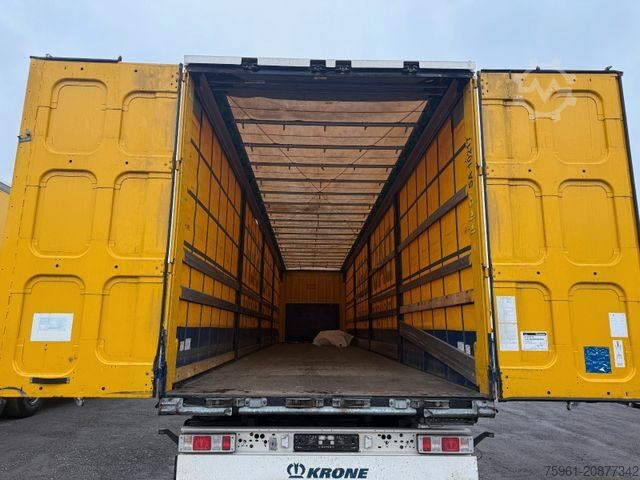 Auflieger mit Pritsche & Plane KRONE 5x SD Profi Liner Schiebeplane Curtainsider