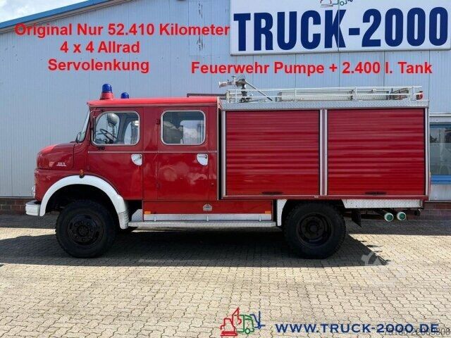 Kassevogn Mercedes-Benz LAF 1113 4x4 Expedition Wohnmobil inkl. Servo