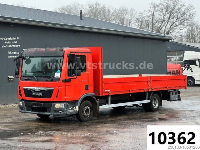 Pick-up skåpbil MAN TGL 8.180 4x2 Pritsche 3 Sitzplätze EU6