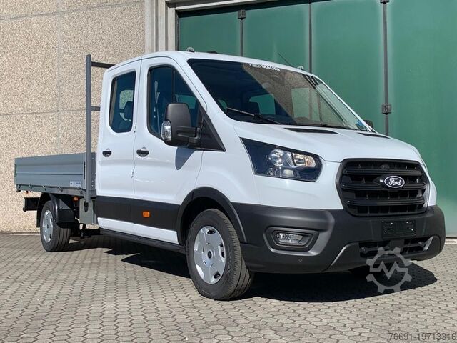 Double cab van Ford Transit 350 - 7 posti - Cassone fisso 3 mt -