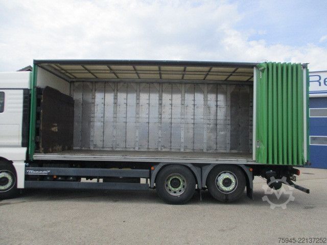 Camión de bebidas MAN TGX 26.440, Getränkeaufbau mit Schiebeplane