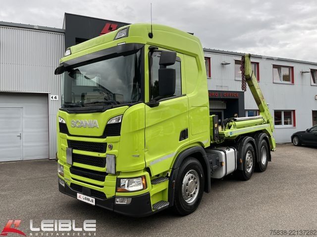Camión volquete SCANIA R 450B6x2/4NA*AK 16NT*Telekop*322TKM*Retarder*