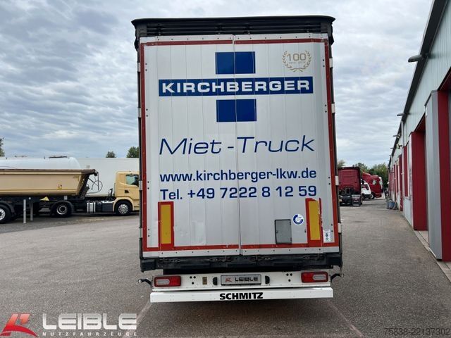 Semirremolque abierto con toldo SCHMITZ CARGOBULL SCS 24*Varios Mega Tautliner*Hubdach*