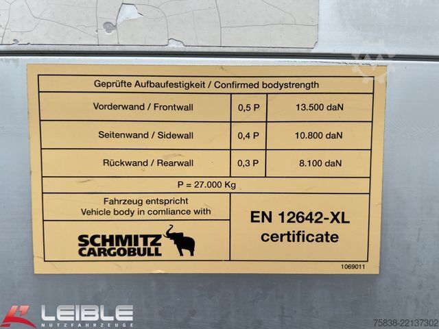 Auflieger mit Pritsche & Plane SCHMITZ CARGOBULL SCS 24*Varios Mega Tautliner*Hubdach*