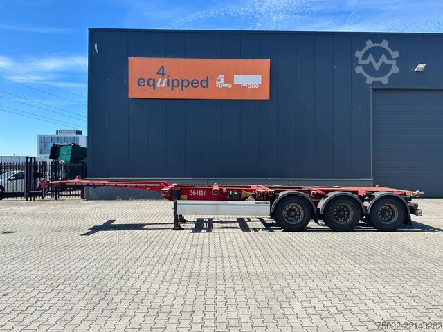 Kontejnerski transport Krone 40FT HIGH CUBE / BPW / DRUMBRAKES / NL-CHASSIS ...