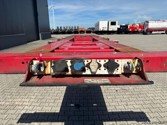 Kontejnerski transport Krone 40FT HIGH CUBE / BPW / DRUMBRAKES / NL-CHASSIS ...