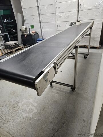 Dopravní pás 3400x540 mm Aluminum frame mobile conveyor belt 3400x540mm