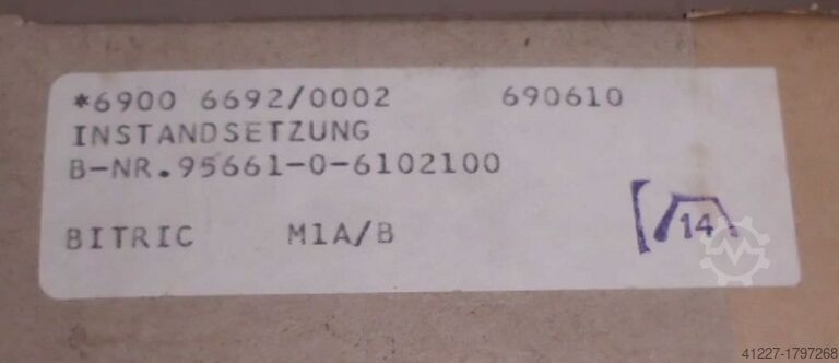 Controlador de temperatura Hartmann Braun Bitric M1-B