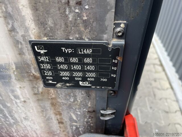 Samostojeći slagač Linde L14AP