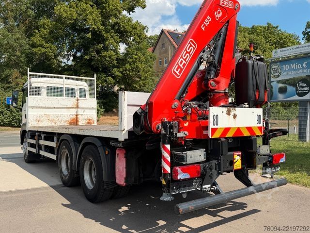 Grue montée sur camion MAN TGS 26.400 6x4 KRAN 4xAbstzg FUNK 5/6 Steuer AHK