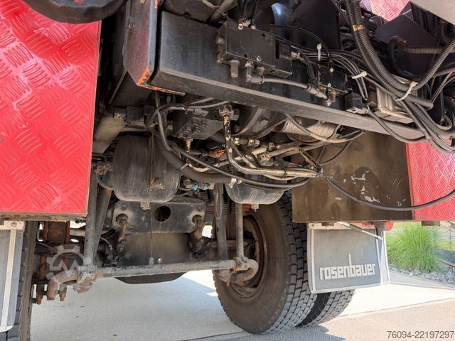 厢式货车 MAN 17.232 4x4 KRAN SEILWINDE Kran und LKW