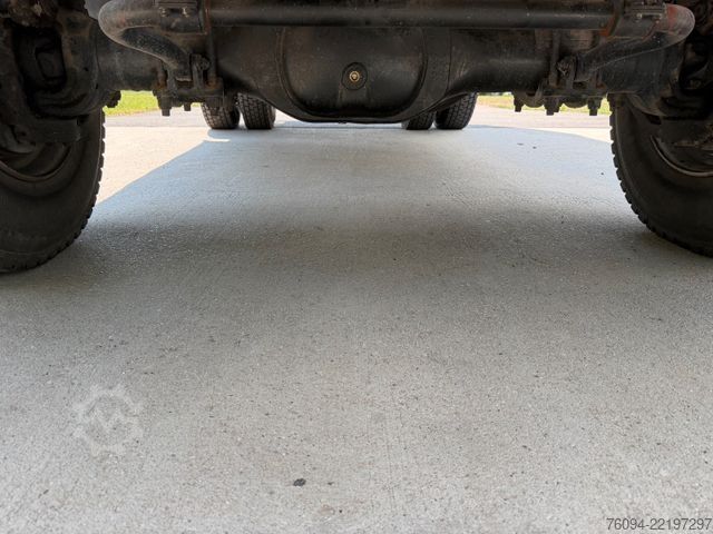 厢式货车 MAN 17.232 4x4 KRAN SEILWINDE Kran und LKW