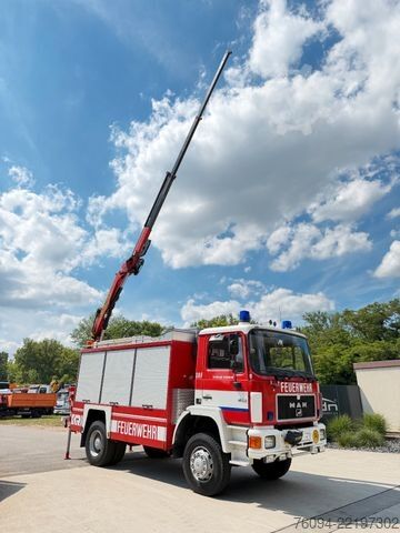 Φορτηγό ειδικού σκοπού MAN 17.232 4x4 KRAN SEILWINDE Kran und LKW
