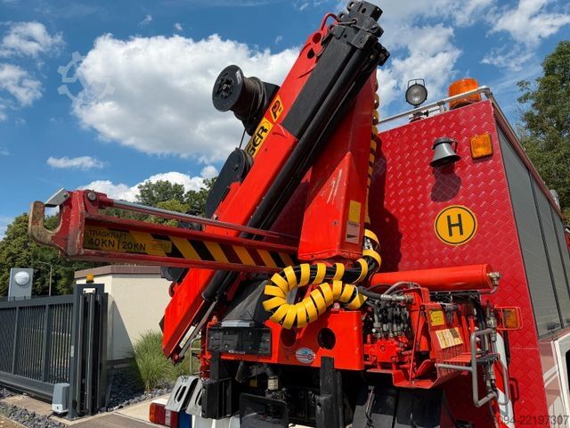 卡车装载式起重机 MAN 17.232 4x4 KRAN SEILWINDE Kran und LKW