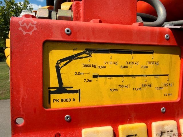卡车装载式起重机 MAN 17.232 4x4 KRAN SEILWINDE Kran und LKW