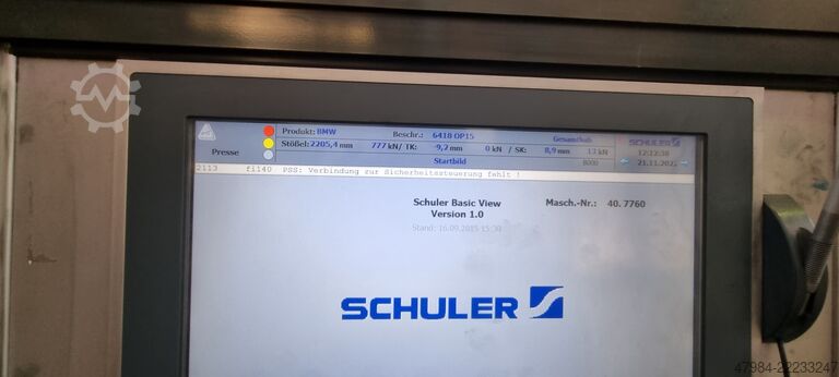 Гідравлічний прес/промисловий робот SCHULER SHC 1000
