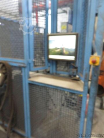 Prensa de moldeo por inyección hidráulica Cavenaghi Ridolfi 8000 KN-2E
