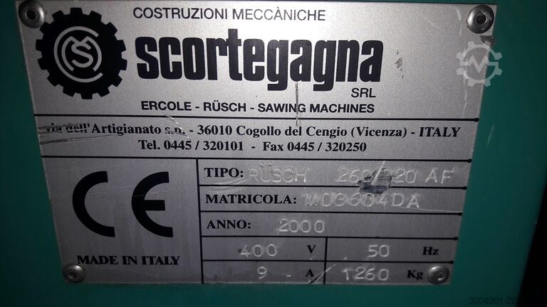 Automatische Säge SCORTEGAGNA RUSCH 260/320 AF