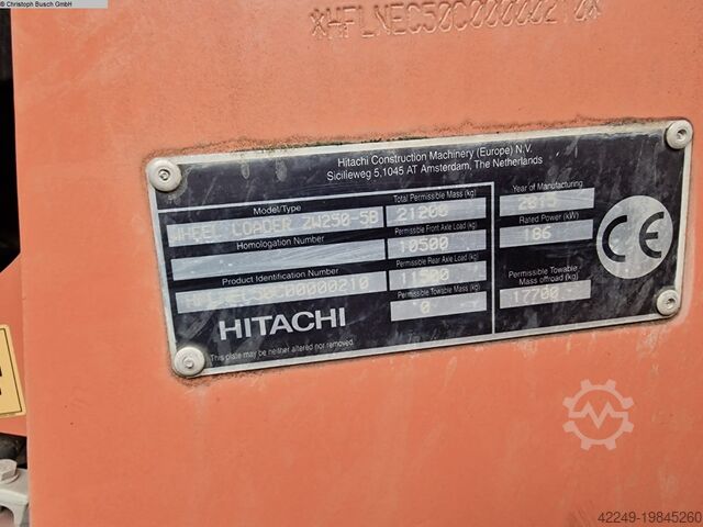 Tractor shovel HITACHI Wheel Loader ZW250-5B