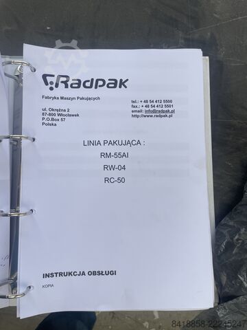 Dây chuyền đóng gói vật liệu rời Radpak RM-55AI, RW-04, RC-50