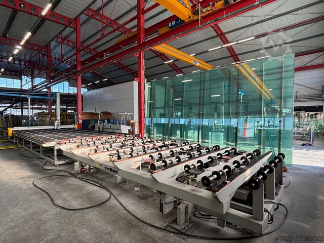 Glasskæringsbord Bavelloni Jumbo Schneidlinie