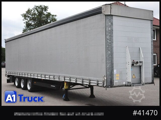 Åben sættevogn med presenning SCHMITZ Speed Curtain, Lift 455/40 R 22.5,