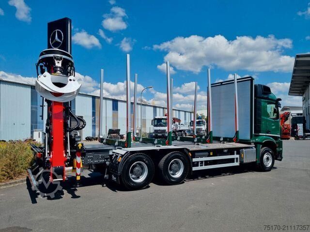 কাঠের ট্রাক Mercedes-Benz Arocs 2651 L 6x4 Palfinger Epsilon TZ12-98