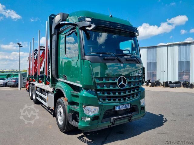 কাঠের ট্রাক Mercedes-Benz Arocs 2651 L 6x4 Palfinger Epsilon TZ12-98