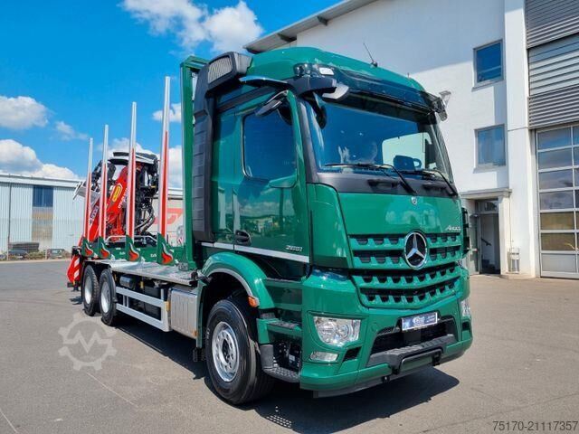 কাঠের ট্রাক Mercedes-Benz Arocs 2651 L 6x4 Palfinger Epsilon TZ12-98