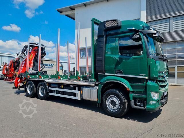 কাঠের ট্রাক Mercedes-Benz Arocs 2651 L 6x4 Palfinger Epsilon TZ12-98