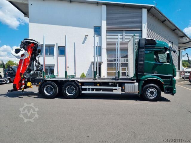কাঠের ট্রাক Mercedes-Benz Arocs 2651 L 6x4 Palfinger Epsilon TZ12-98