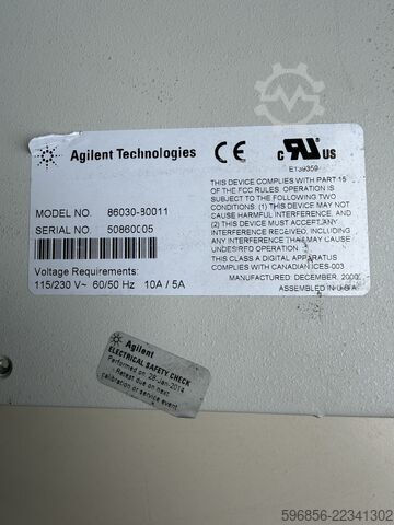 Agilent Technologies Systems Controller 86030-30011 Agilent Technologies Systems Controller 86030-30011 Agilent Technologies Systems Controller 86030-30011
