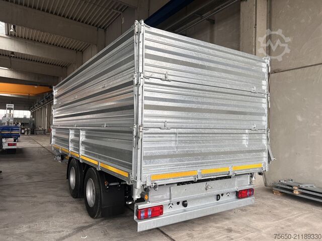 Самосвално ремарке Möslein TTD 19 AB  19 t Tandem Kipper Tieflader2 x Aufsatzbordwänden-- Neufahrzeug --