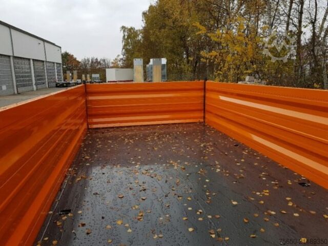 Самосвално ремарке Möslein TTD11- BA Verzinkt  neuer Tandem 3- Seitenkipper Tiefladermit Bordwand- Aufsatz-- Neufahrzeug --