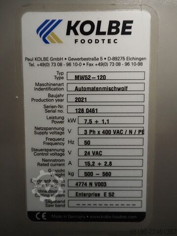 Mischwolf Kolbe MW52-120
