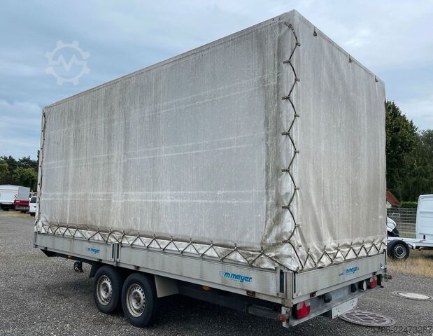 Remolque abierto con toldo WM MEYER HLC27 Pritsche Plane Tandemanhänger