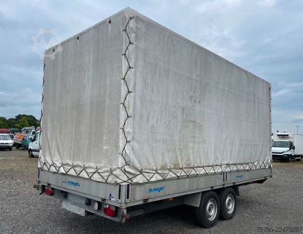 Remolque abierto con toldo WM MEYER HLC27 Pritsche Plane Tandemanhänger