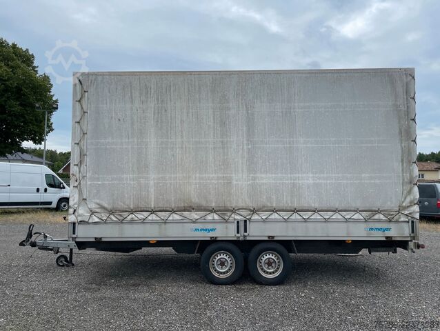 Remolque abierto con toldo WM MEYER HLC27 Pritsche Plane Tandemanhänger